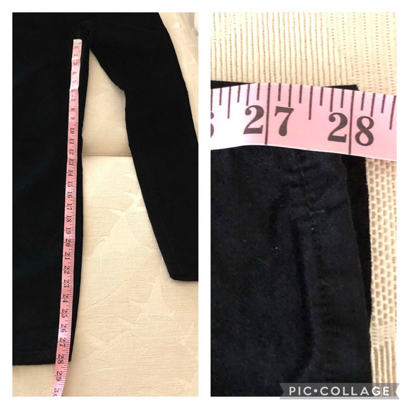 BlankNYC Crybaby Velveteen Skinny Jeans ‎ Washed Black Stretch Size 24 - Picture 6 of 14